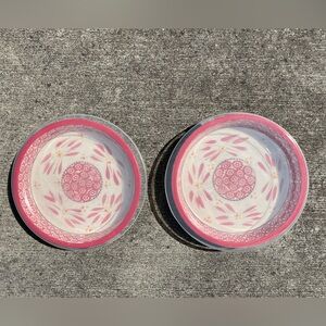 Old World Red 9” Diameter Pie Dish Set